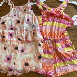 Girls one piece rompers